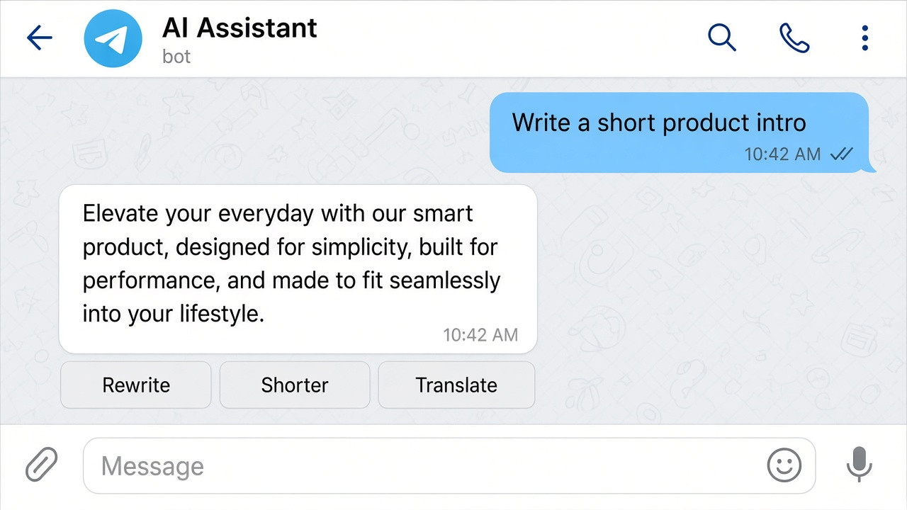 AI Telegram Assistant